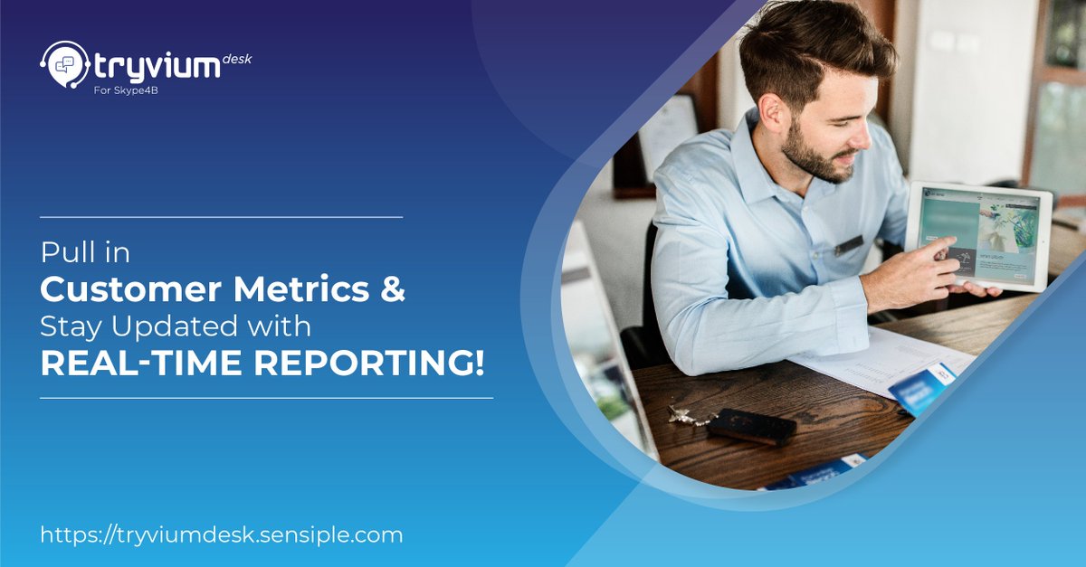 sensiple's tweet image. Get real-time data of your agents’ productivity with Tryvium Desk’s quick dashboard!
For more, Visit: tryviumdesk.sensiple.com/features

#CustomerExperience #ServiceDeskSolution #IVRIntegration