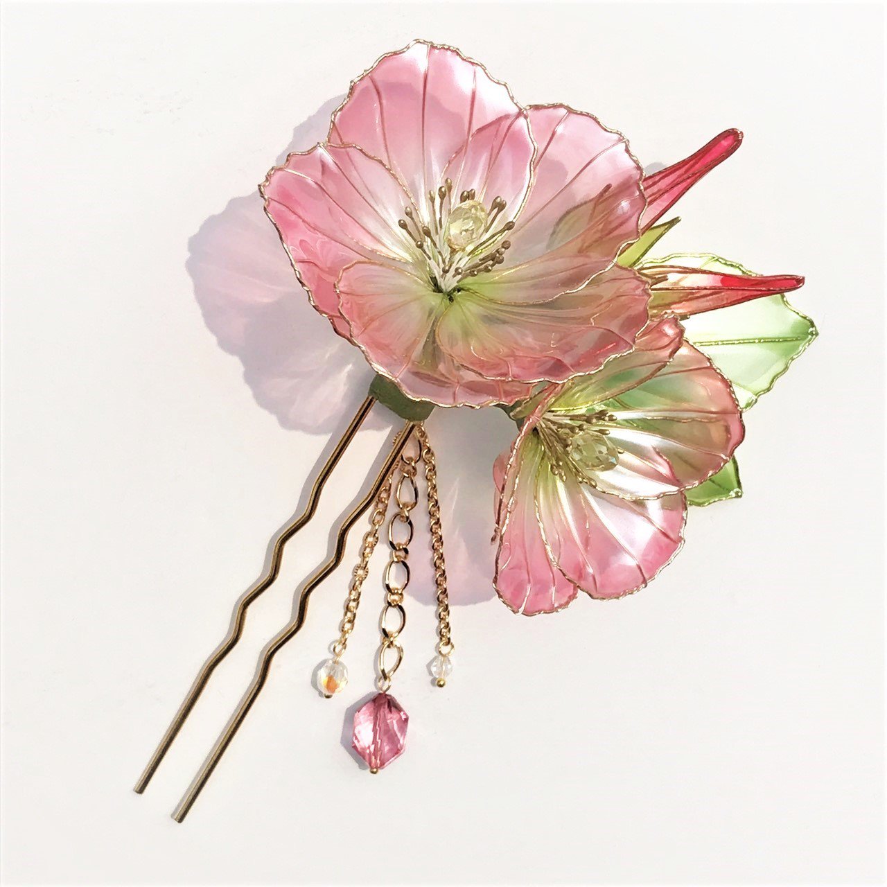 瑠花 玻璃の花 A Twitter 本日販売開始したタチアオイ 立葵 はつぼみ付き アメリカンフラワー ディップアート 花 ハンドメイド Minne Creema 和服 和装 着物 結婚式 ウェディング 浴衣 成人式 ヘアアクセサリー ヘアアレンジ ヘアメイク 葵