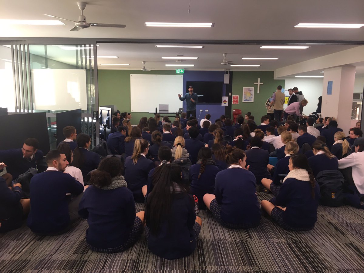 nathanstrempel's tweet photo. Loved spending the morning with the    Gilroy Catholic College Year 11’s. Perfect timing to check in ahead of mid-year exams!

#FearOfFailure
#Resilience https://t.co/IebeWvSgNR