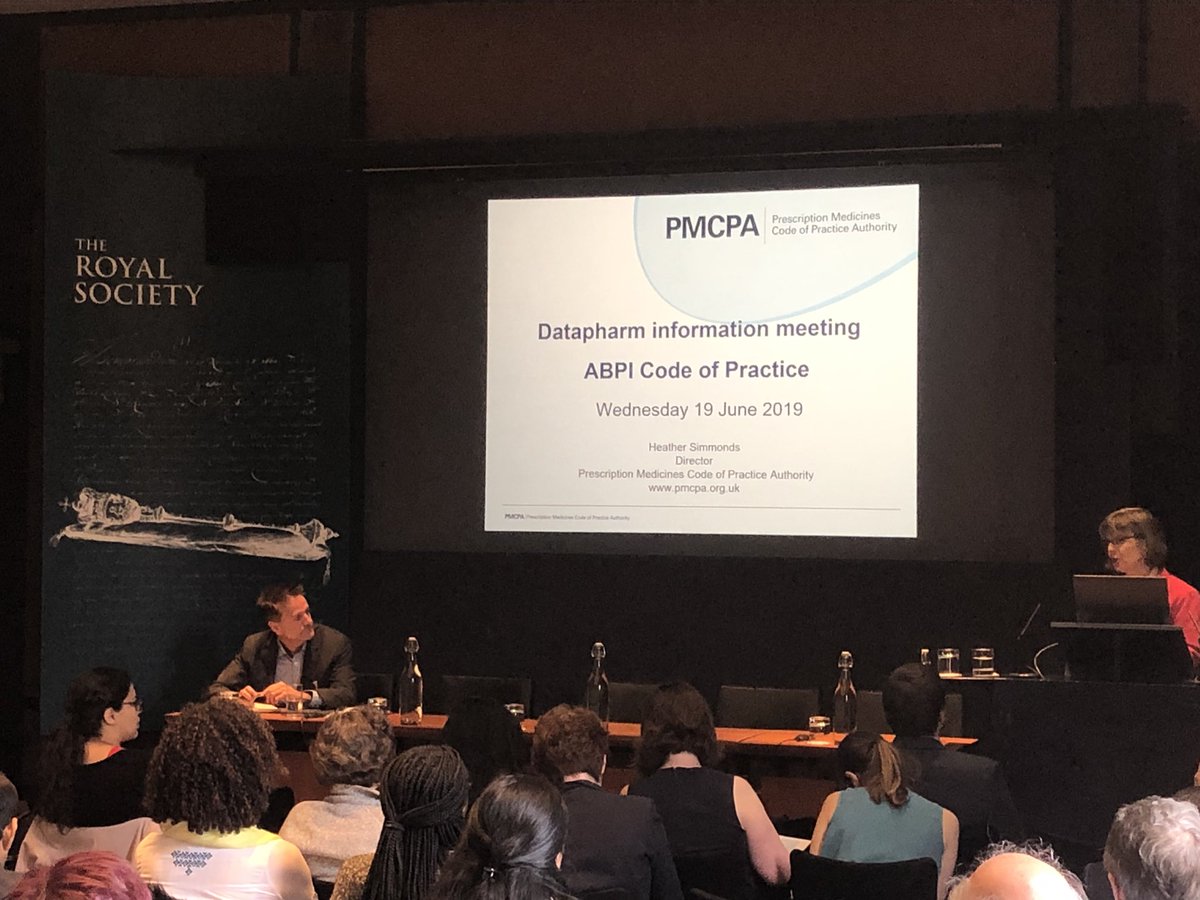 emcdatapharm's tweet photo. Heather Simmonds @PMCPAUK sharing updates on the @ABPI_UK Code of Practice #medicines #patientsafety #patients #pharma #datapharm https://t.co/tganbPoxa9