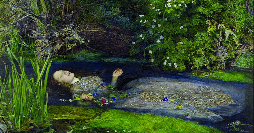 Ofelia e le altre, il fascino dei Preraffaeliti dlvr.it/R6t80T