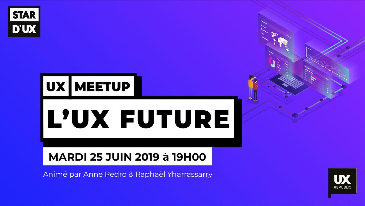 Tatii_6's tweet photo. Bonjour les Stars d'#UX ! 😃 Prochain #événement à ne pas manquer à #Bordeaux : le #meetup d'@UXRepublic avec @iergo ! RDV le mardi 25 juin à 19h au @NomadeBordeaux 🗓️ Inscription -> https://t.co/8jAUCMrASY https://t.co/GnrEx1c0Dw
