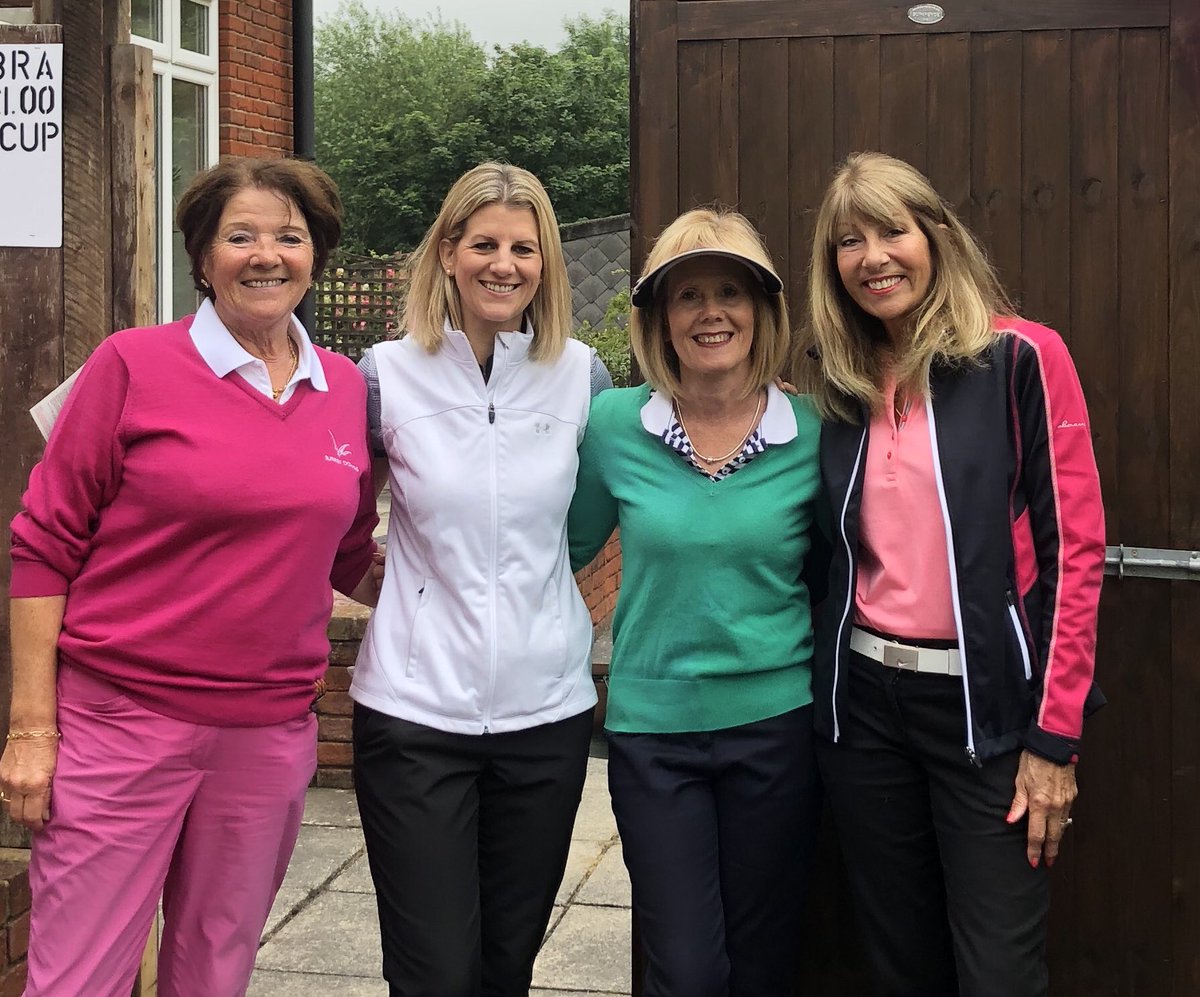 @SDGCMembers - two Surrey Downs ladies teams playing in the Breast Cancer Charity Day at the Oaks today. Good luck ladies - a great cause #breastcancerawareness #breastcancersucks #breastcancer #pink #golf #golfer #charity #ladycaptain