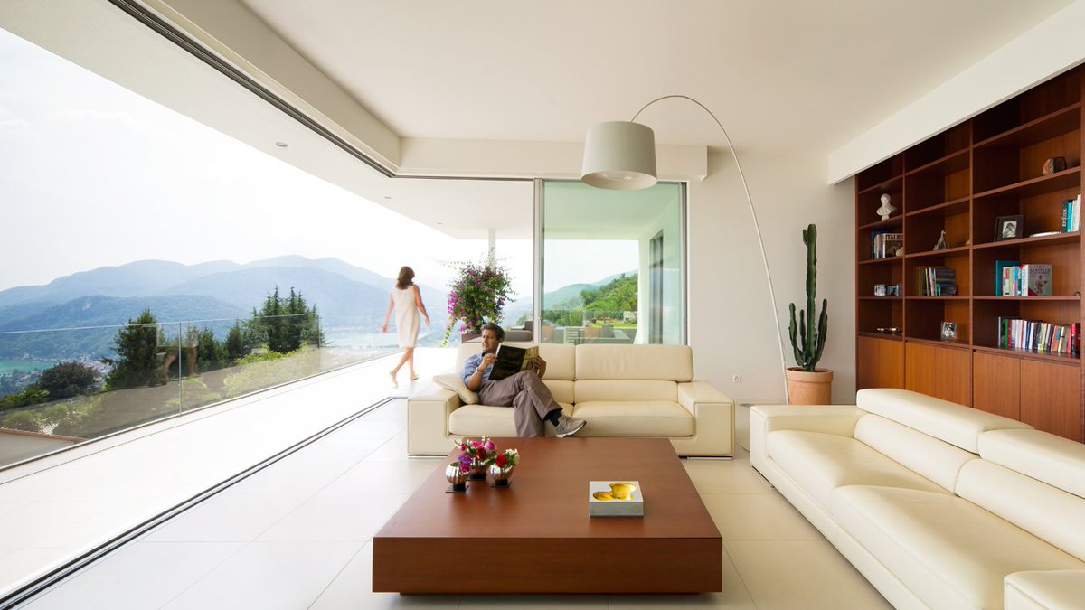 architonic's tweet photo. The simplicity of swissFineLine frameless sliding doors fulfills the highest demands for exclusive architectural design. Creating flowing boundaries between indoor and outdoor space; rooms for living, full of light, air and atmosphere.

More information https://t.co/Oeoqlfer5J https://t.co/ReoKZ0HXtp