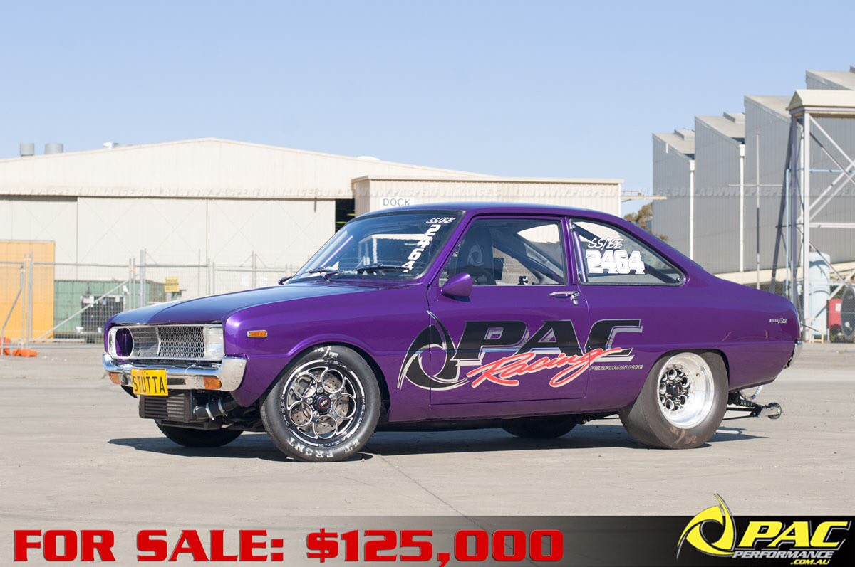Pacperformance's tweet photo. The infamous STUTTA R100 is now up for sale. Converted back to street trim this beast is ready to jump in and start racing for a spot on our #Pacsteetkings list or cruise the streets. 
For more info on this Pac built weapon click on the link below  -
https://t.co/UEpm4pf4Yq https://t.co/ChYfW0oy5v