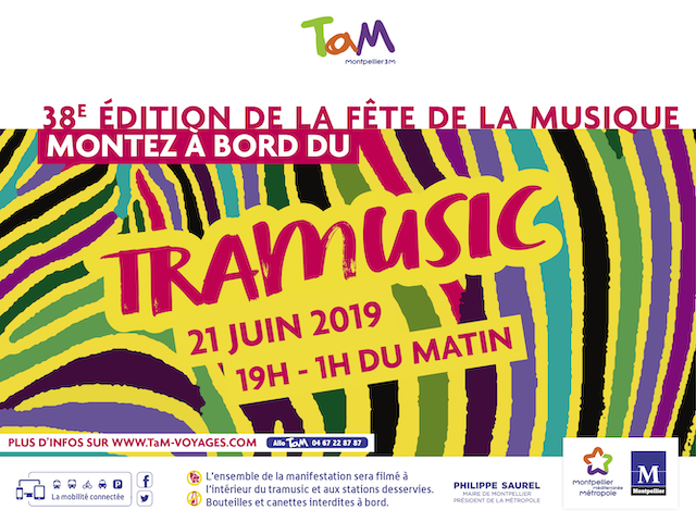 TaMVoyages's tweet photo. Partagez l’expérience #TraMusic en voyageant au cœur de Montpellier dans une rame spécialement conçue pour vous immerger dans une ambiance musicale jazzy ! 🎵
Le #TraMusic sillonnera le centre-ville de 19h jusqu'à 01h du matin ! 🎤
@Montpellier3m @montpellier_ @TaMVoyages https://t.co/Shw8RZhgGb
