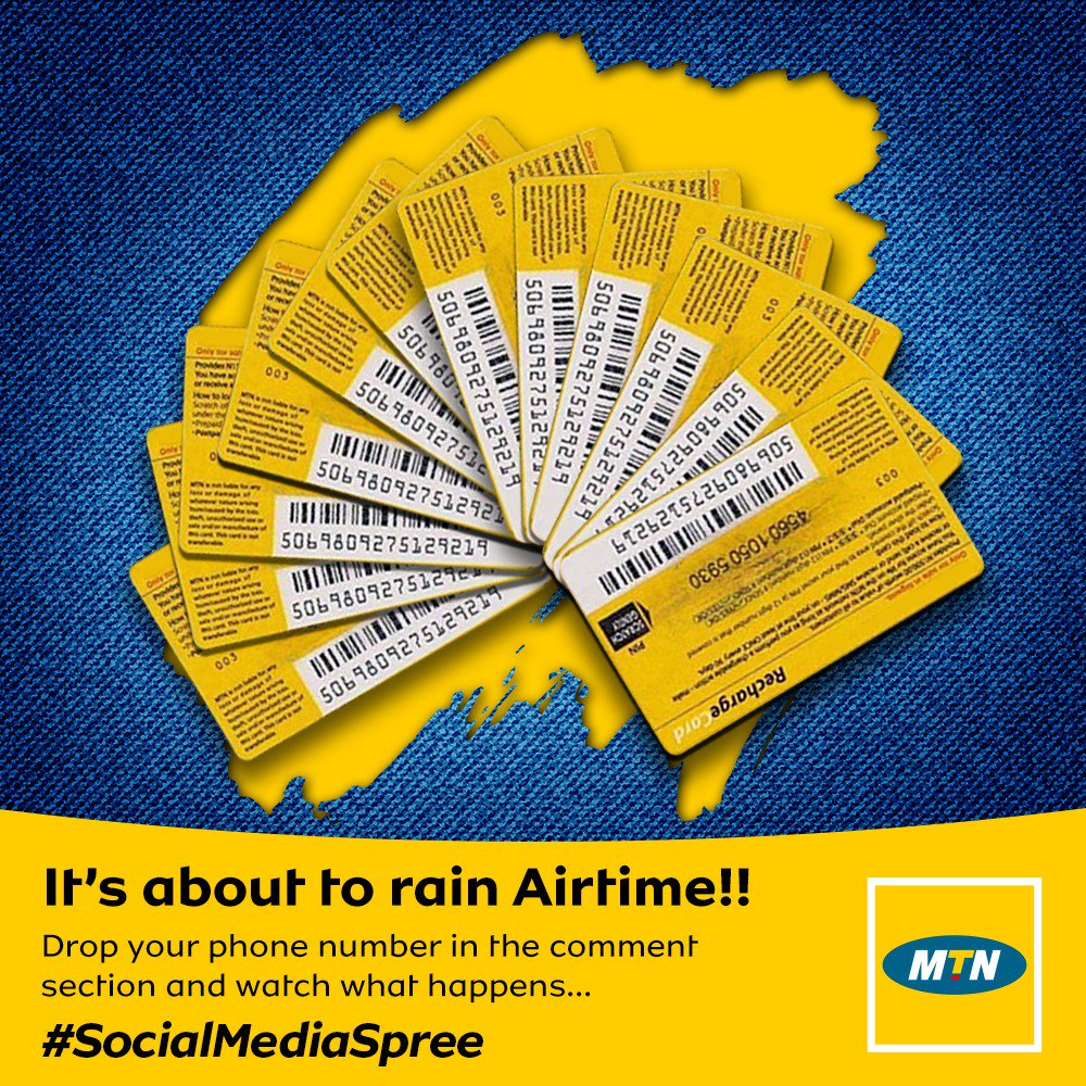 Let’s make it rain fam! Drop your mobile number in the comment section, follow us, tag your friends to participate and let’s see if you get a beep from us! 😉 
The #SocialMediaSpree is live #JustForYou.😆