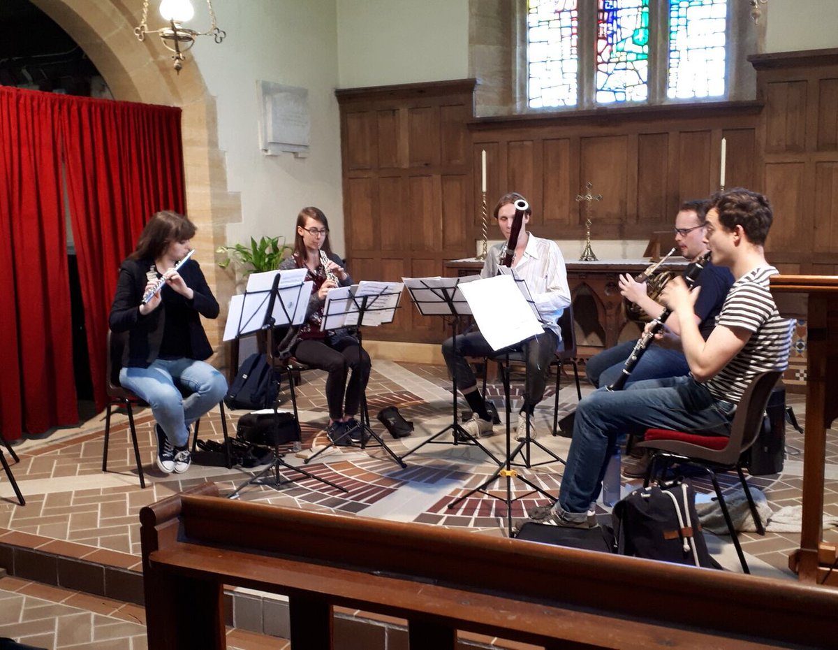 Thanks @ConcertsinWest for these lovely photos re-living our recent tour in Uplyme, Pendomer, <a href="/BridportArts/">Bridport Arts Centre</a> and <a href="/CICCICTaunton/">CICCIC</a>.  Review from Saturday night: “Moriarty Winds showed an enormous understanding of their individual roles at almost any given moment.”