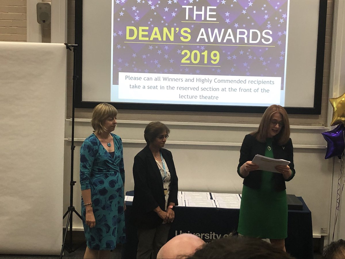 Great to see @JJonesatherts and Daksha Truvedi win highly commended for their research in the Dean’s awards. @UH_HSK @CRIPACC1 @UniofHerts