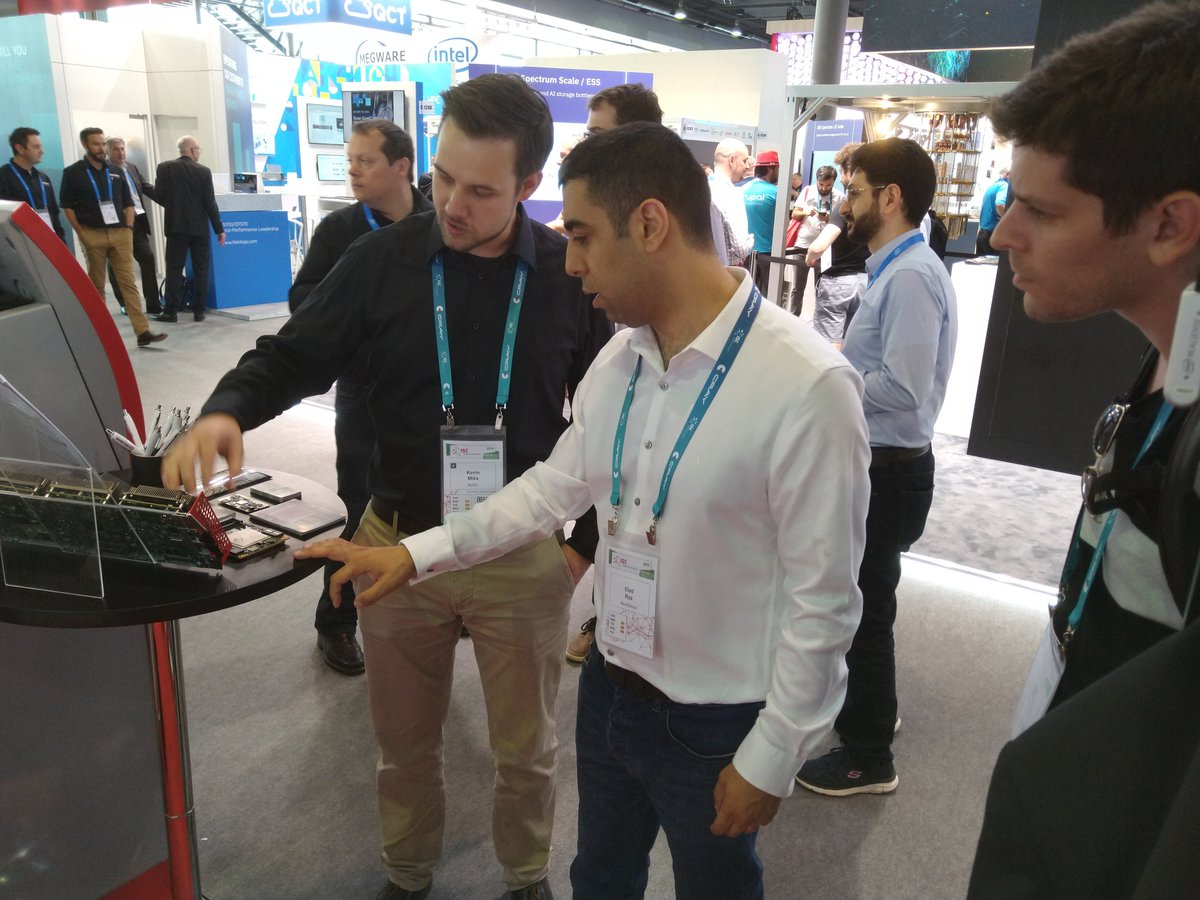 M2DC_Project's tweet image. The @M2DC_Project release of the #modular #microserver #platform is successfully reaching out to the ISC-HPC 2019 audiences this week in Frankfurt. Join us at the booth D1151and schedule a meeting with us online: bit.ly/M2DCmeet We are looking forward meeting you