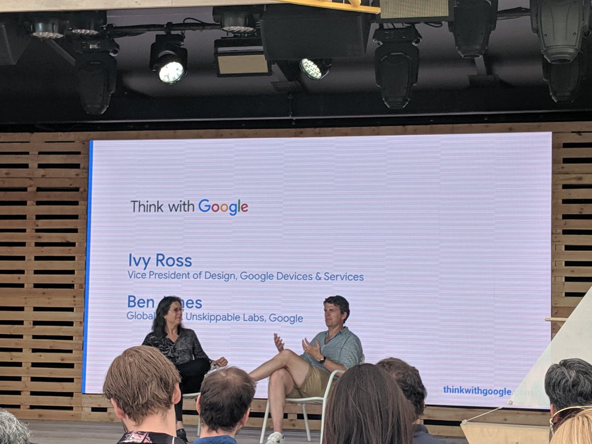 Ivy Ross reminds us of the value of sensory data to supplement our traditional sources. #GoogleBeach