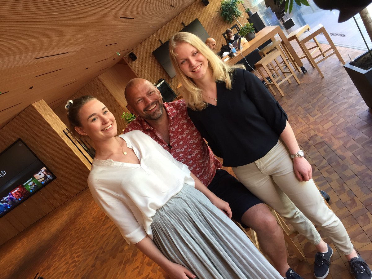 Currently filming a series on #psychology and #climatechange - today we met Amanda and Anna from Spark Sustainability; good things are happening!