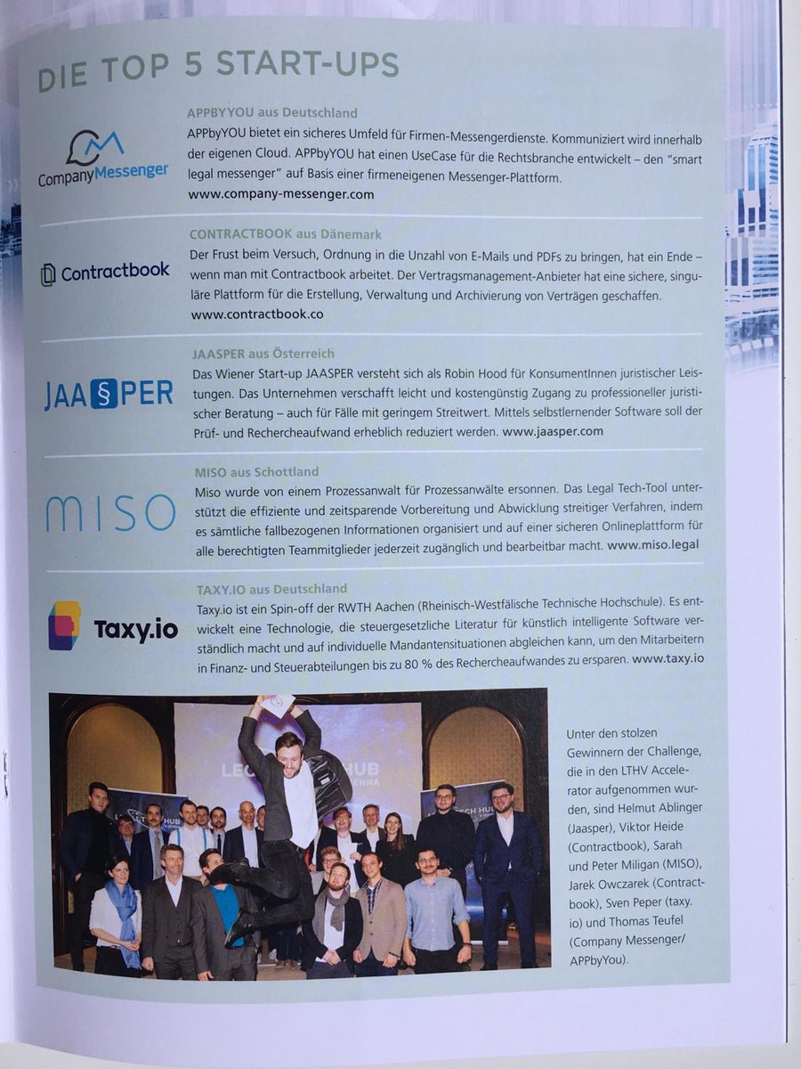 jaaspercom's tweet photo. DORDA RA, eine der größten Kanzleien hierzulande, berichtet u.a. über JAASPER in ihrem Bericht zum Legal Tech Hub Vienna. https://t.co/r4m1NV828m