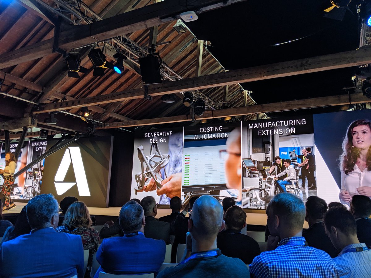 Srinath Jonnalagadda (@srinathjo) on Twitter photo BIG announcements for @adskFusion360 from <a href="/marti_deans/">Marti Deans</a>. 2.5 axis Generative Design, costing courtesy,
aPriori and Manufacturing Extension BIG announcements for @adskFusion360 from <a href="/marti_deans/">Marti Deans</a>. 2.5 axis Generative Design, costing courtesy,
aPriori and Manufacturing Extension
