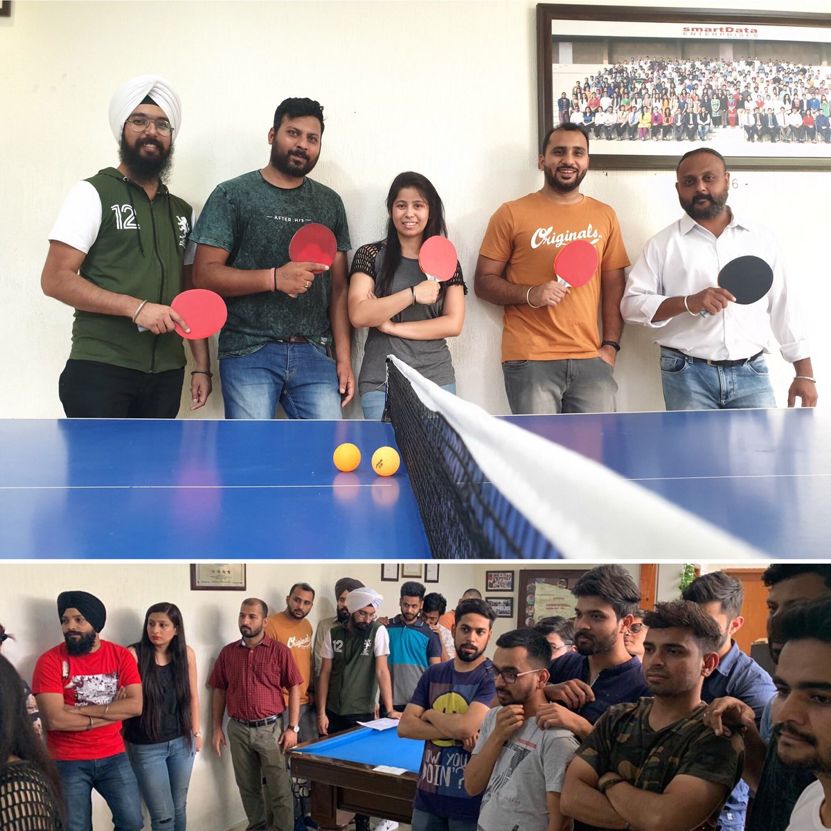 sdeievent's tweet image. #smarTians at #Mohali branch had a massive participation at the first day of their second #smartDataTableTennisTournament, where participants and audience showed equal enthusiasm. #Congratulations winners 👏🏻👏🏻#smartDataWorkCulture #RightEnvironment