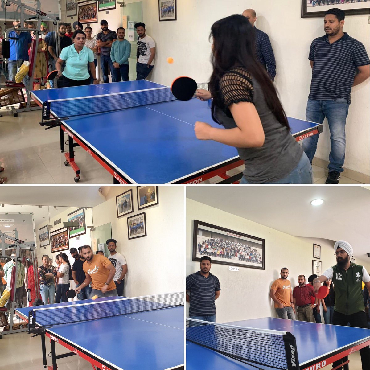 sdeievent's tweet image. #smarTians at #Mohali branch had a massive participation at the first day of their second #smartDataTableTennisTournament, where participants and audience showed equal enthusiasm. #Congratulations winners 👏🏻👏🏻#smartDataWorkCulture #RightEnvironment