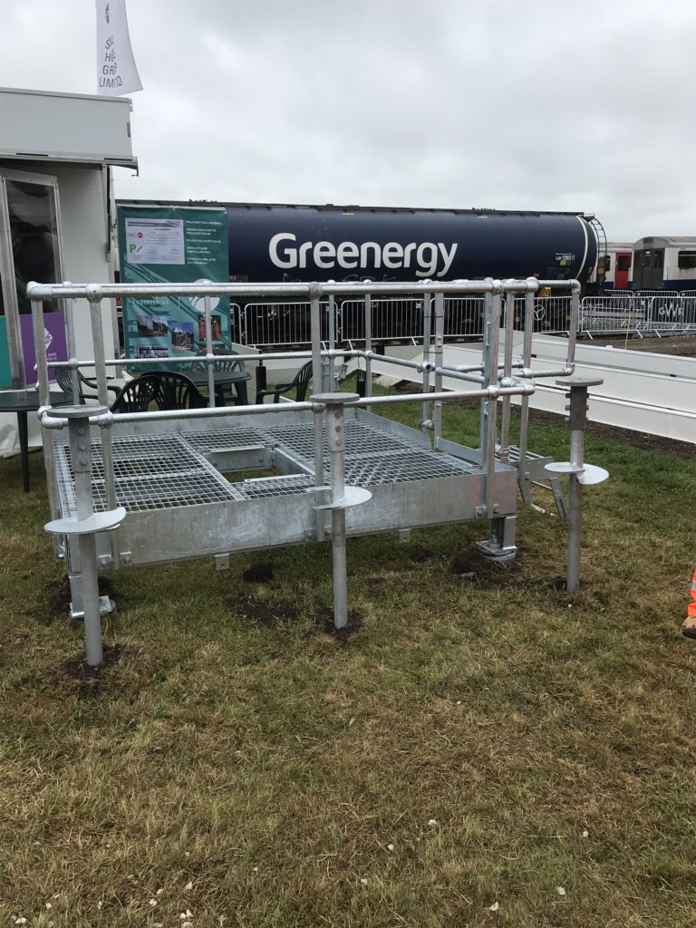 Displaying our Civils capability and our new Principal Contractors License is our Single location cabinet platform and micro piles. The perfect solution for quick and plant free installation. #RailLive2019