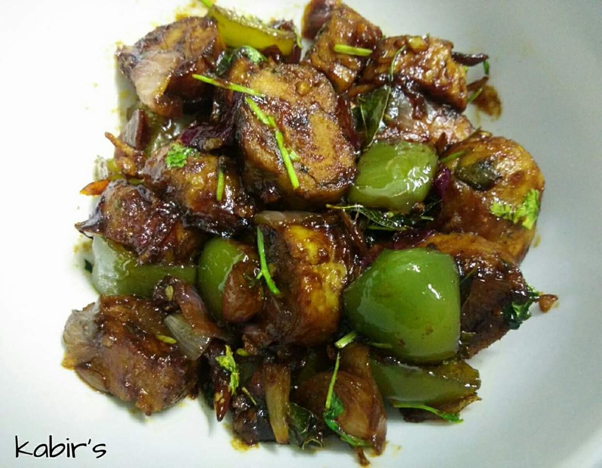 20. Chicken Kebab Manchurian - Used left over chicken seekh kebabs to prepare the dish!! Thoda Indian  Thoda Chinese