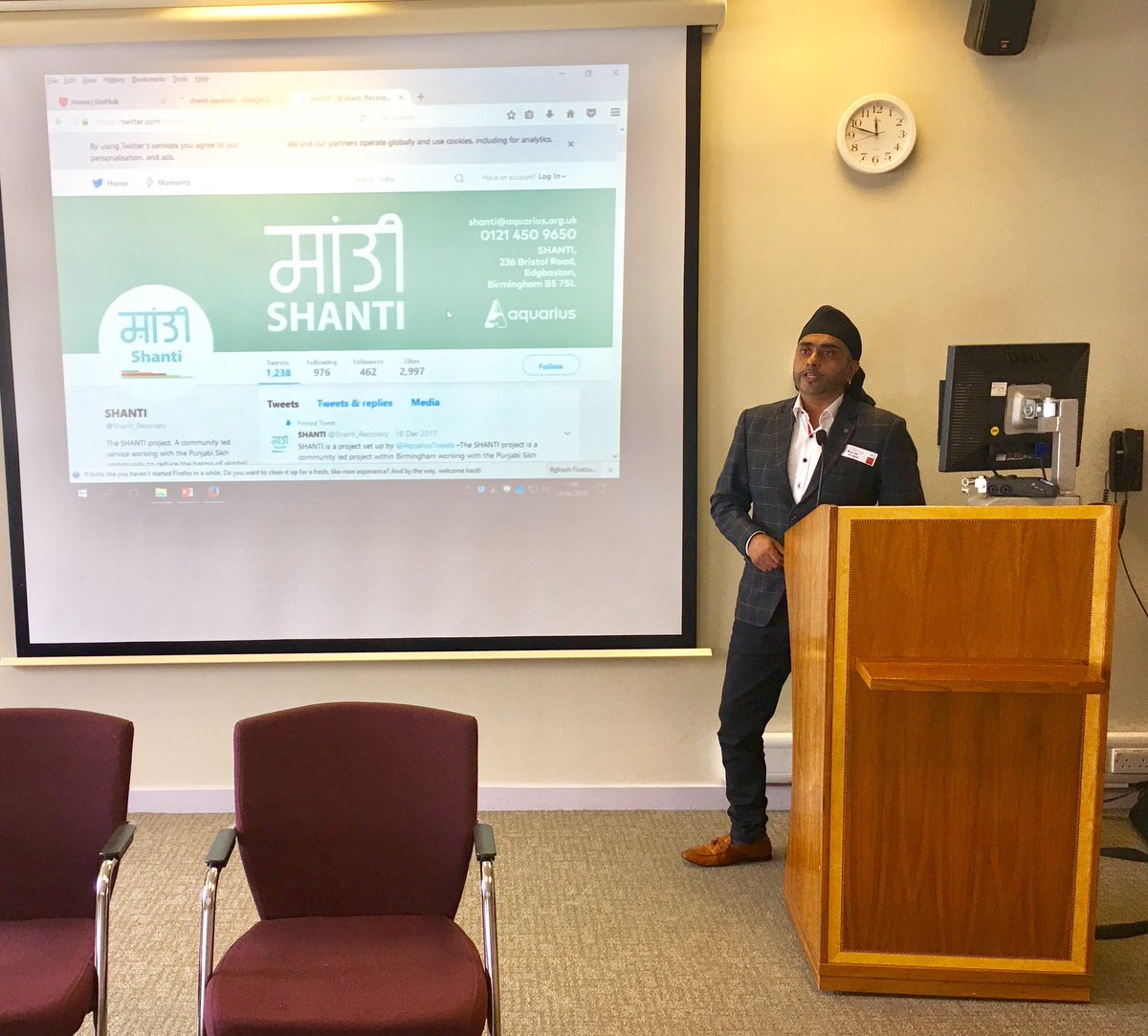 Shanti_Recovery's tweet photo. #Shanti @AquariusTweets @tubsy_dholki participates in #research #BAME communities and #Recovery #culturallycompetency specific cultures and languages require a tailored approach this #research was commissioned by @AlcoholChangeUK ironically at a time when Shanti shuts down https://t.co/sXchX0GpiK
