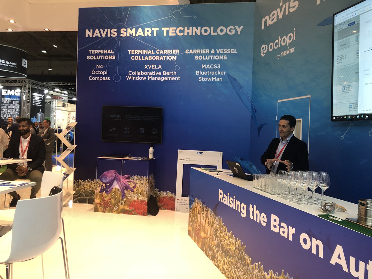 KalerisOfficial's tweet image. Learn how to extend real-time visibility to the berth level with XVELA’s Collaborative Berth Window Management. Demo now at XVELA Stand E42. #TOCEurope #connectedecosystem #XVELA #Navis