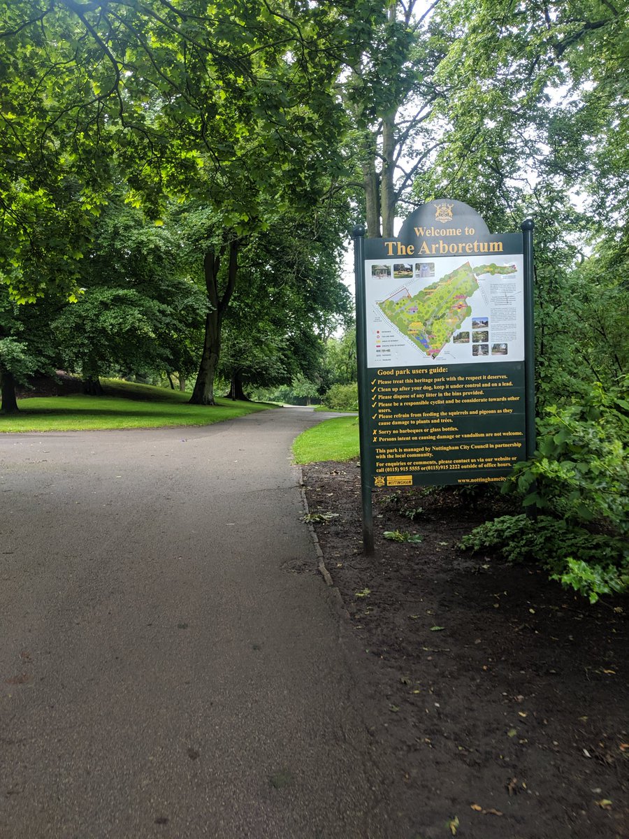 MindfullyMicha's tweet photo. I love my morning Arbz walk. Yep that's Notts slang for aboretum aka Arbo 🙌 great for a little mindful walking before work, birds singing, joggers, fresh leaves and rainfall smell. We are lucky to have such beauty at the heart of our city. #mynotts #mindfullymicha #nature https://t.co/Qu99I2J3Ym