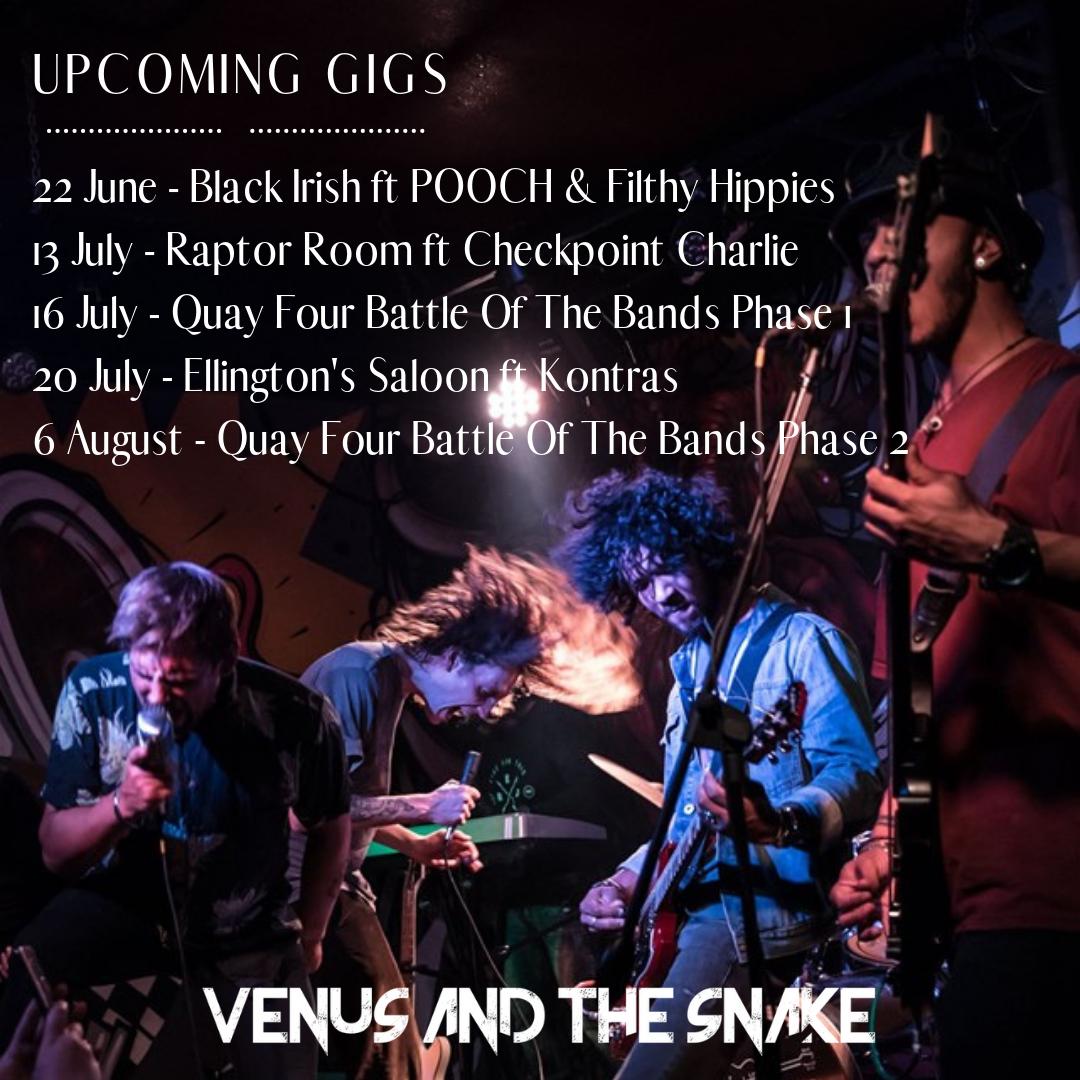 📣 Check Check!

We have a couple of gigs coming up over the next few weeks. We would love to have you support us on this crazy journey, we cannot do it without the support of our fans!

See you Saturday at BLACK IRISH Pub with POOCH &amp; Filthy Hippies! 

#rocknroll #samusic