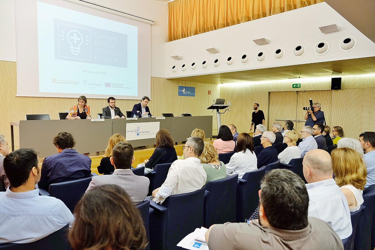 <a href="/vicepresicat/">Compte no operatiu</a> <a href="/perearagones/">Pere Aragonès i Garcia</a> @albaverges <a href="/govern/">Govern de Catalunya</a> .<a href="/salutcat/">Salut</a> posa en marxa un nou programa d’#innovació en salut amb 30 milions per finançar projectes innovadors. És la primera vegada que el #CatSalut obre una convocatòria d’ajuts per impulsar la compra pública d’#innovació en salut