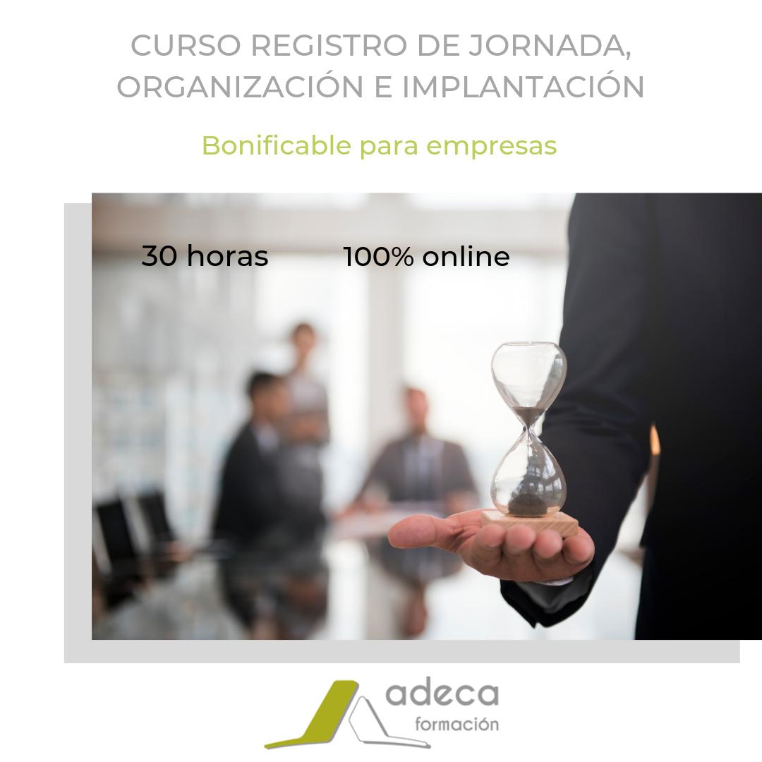 #ADECA presenta un nuevo curso sobre el Registro de Jornada obligatorio para todas las #empresas. Se trata de una formación totalmente bonificable y 100% online que se adapta a las necesidades de todos los alumnos. Si quieres más información envíanos un e-mail a adeca@adeca.com