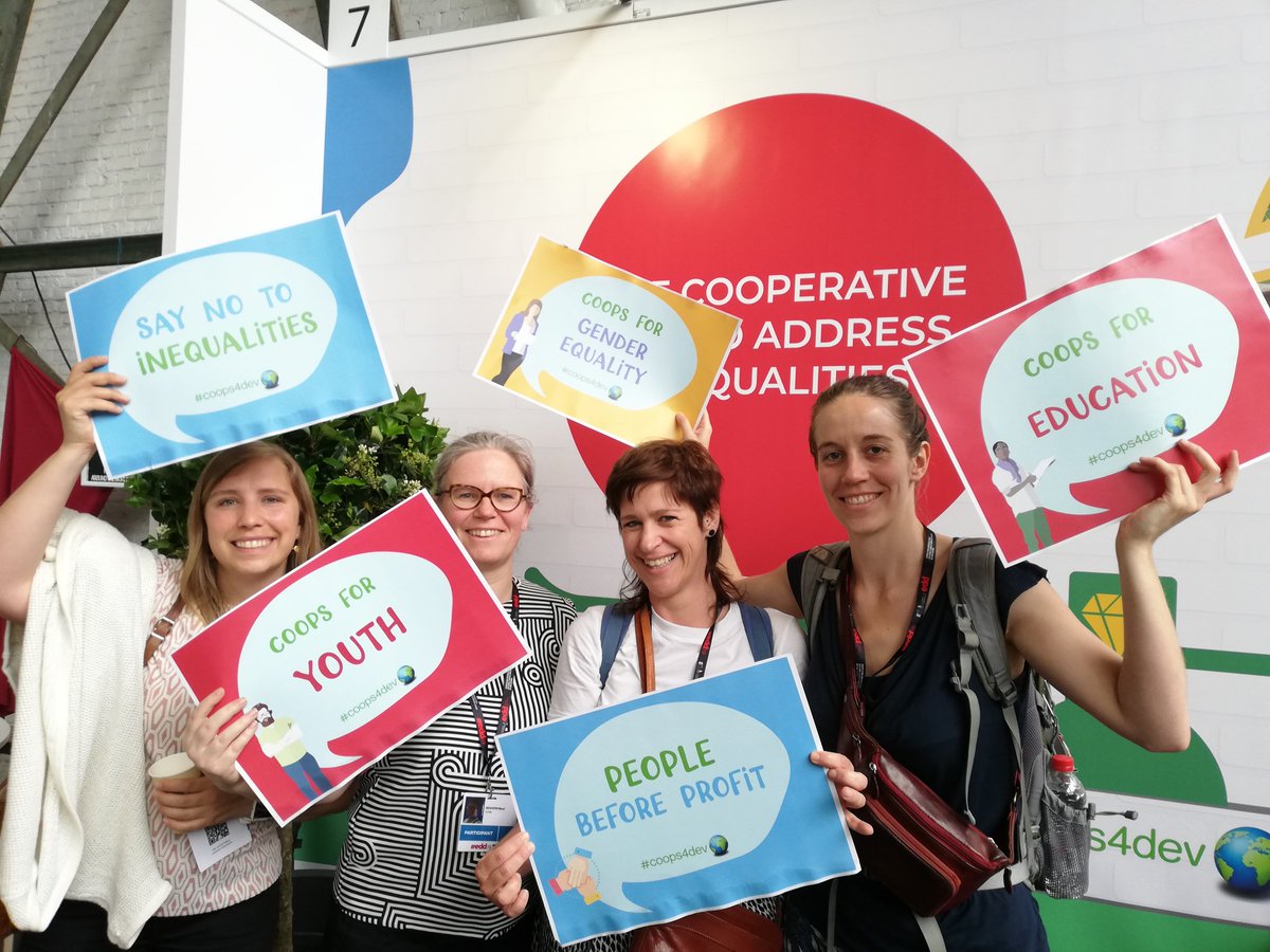Our message from the #EDD19 #coops4dev #ThinkTwice