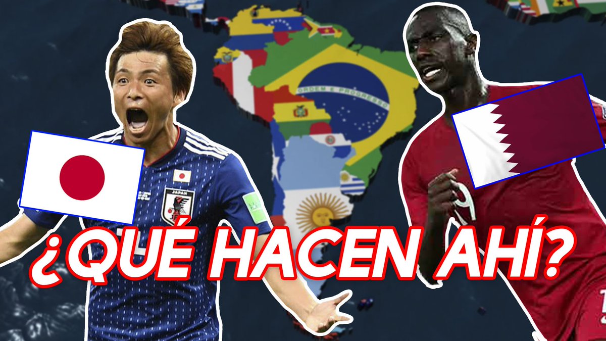 campeones's tweet photo. ¿POR QUÉ JAPÓN Y QATAR JUEGAN LA COPA AMÉRICA? 🤔 La respuesta aquí: https://t.co/AQs9UCXOOy 👈🏻 https://t.co/gU6upZN53a