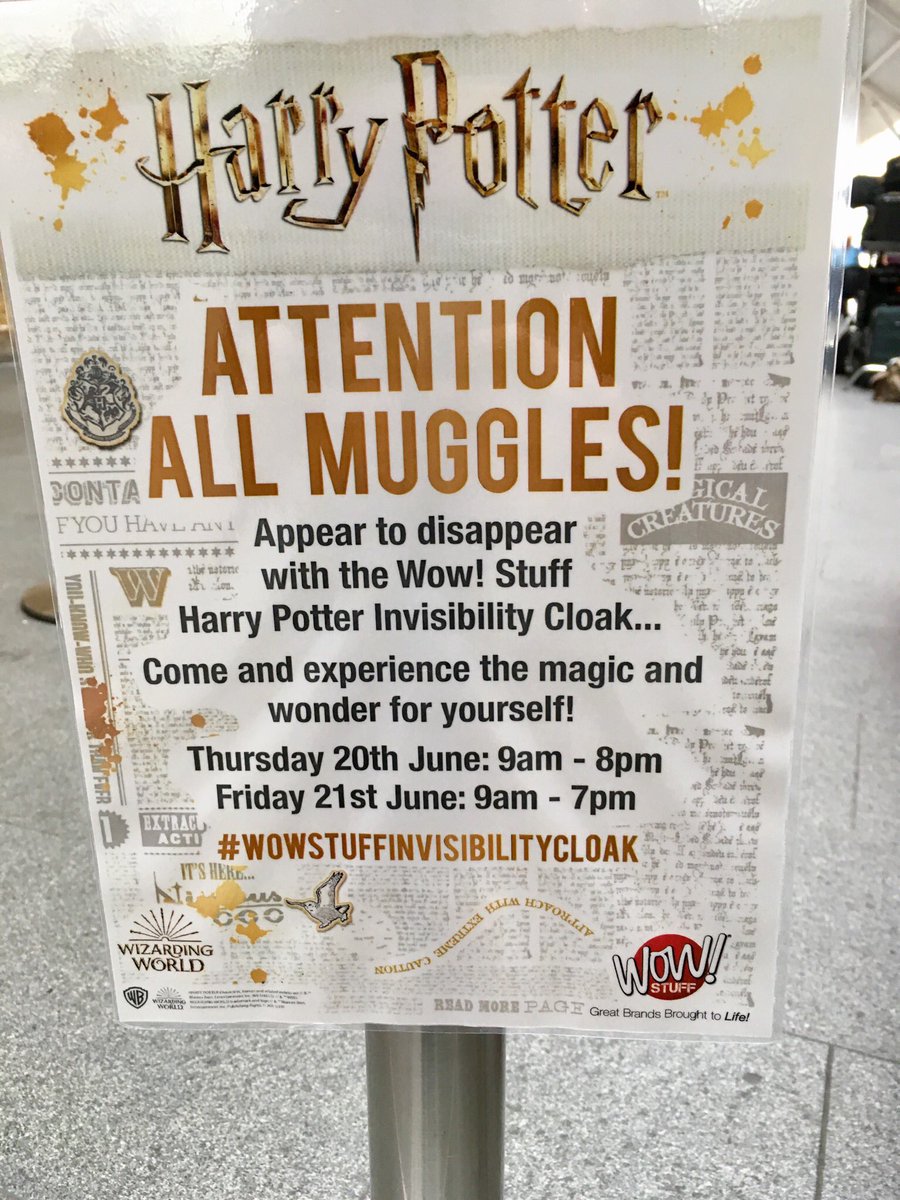#harrypotter Always wanted to try Harry Potter invisibility cloak? Come to King’s Cross tomorrow and try it yourself. #invisibilitycloak #HarryPotterWizardsUnite #kingscross