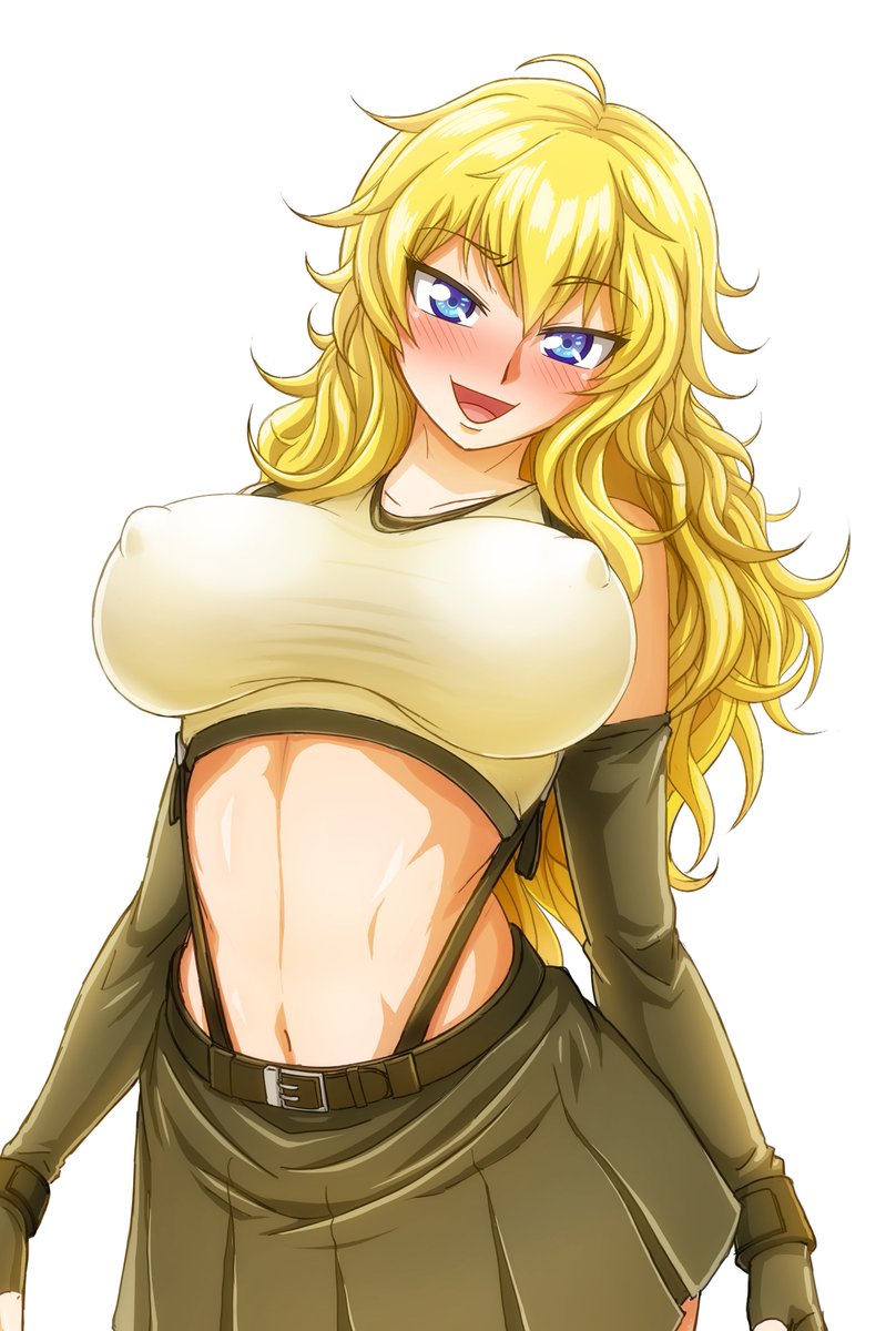 Yang wearing a Tifa costume.#RWBY #rwby #yangxiaolong #yang_xiao_long #art ...