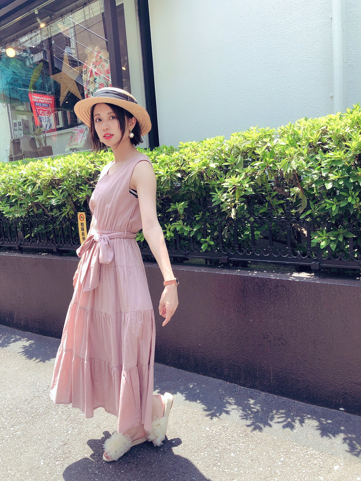 西村まどか 麦わら帽子 今日のコーデ T Co Sf81ojt78y Twitter