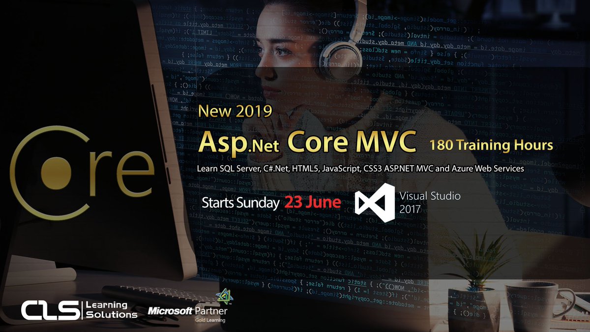 CLSLearn's tweet image. Join 🎗2019 New Microsoft ASP. Net #COREMVC Developer 180 Hours Diploma
Start Date : 23 June (Sun-Tue-Thur, 6:10) at Nasr City Branch
Learn SQL Server, C#. Net, HTML5, JavaScript, CSS3, ASP Core MVC and Azure Web Services 
Dokki:
+201000216660
Nasr City: 
+201001692348