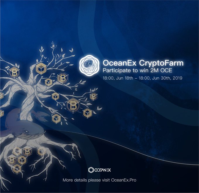Let's trade one of the cypto exchange #OceanExCryptofarm OceanEx TG group link: (link: t.me/OceanEx_Offici…) t.me/OceanEx_Offici… Visit Exchange Link : (link: oceanex.pro) oceanex.pro