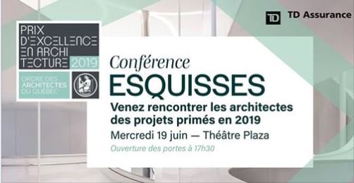 SmithVigeant's tweet photo. Daniel Smith est invité à présenter le projet gagnant « Centre de découverte du Parc National des Îles-de-Boucherville » à la conférence Esquisse ce soir à Théâtre Plaza. Venez nombreux! https://t.co/ByaacEQt0F