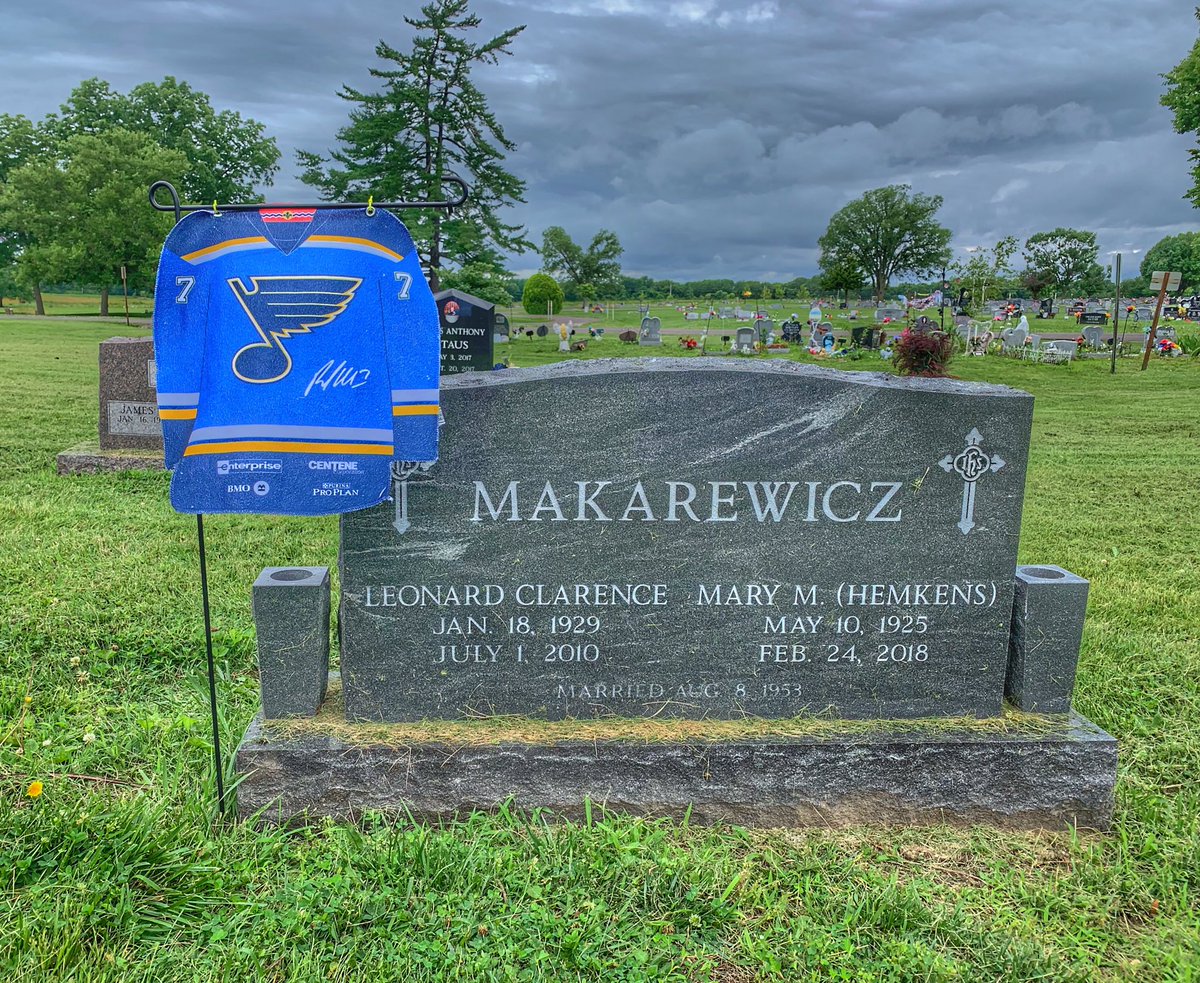 danmak5738's tweet photo. Grandpa Makarewicz is why I’m a @StLouisBlues fan. This rally towel came from Game 7 against the Stars so he could celebrate the Stanley Cup. I wish I could call him and relive this run, but I know he’s celebrating. I miss him. #LGB https://t.co/imN2Tv1QV8