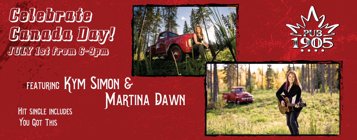Join us in Canada Day for a special performance featuring <a href="/kymsimon/">Kym Simon</a> #yeg #yegevents