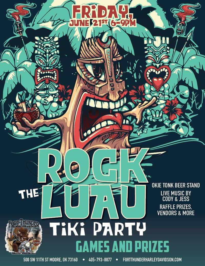 FtThunderHarley's tweet photo. Bike Night Friday! Come Rock the Luau!!!! https://t.co/awZoOQ7GFW