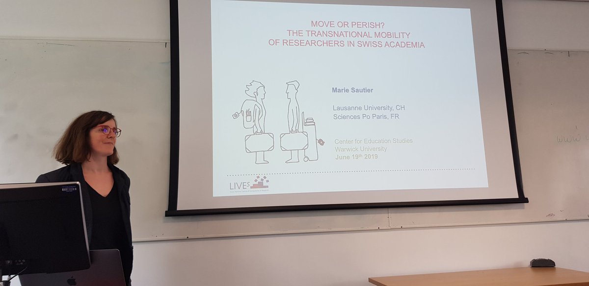 Excellent presentation on international mobility in Swiss academia by <a href="/sautier_marie/">Marie Sautier</a> at #WarwickAMIN <a href="/warwickuni/">University of Warwick</a>