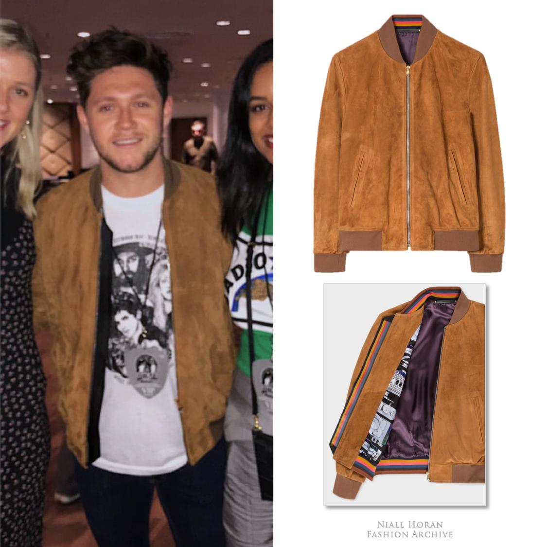 paul smith suede bomber jacket