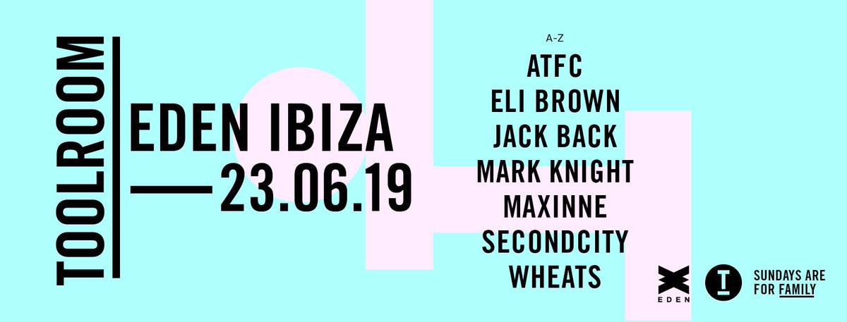 Get down to @eden_ibiza on Sunday for a big one! @toolroomrecords 
This lineup is ridiculous!! 🤯😍😍
•
•
•
•
•
•
#ToolroomAmbassador #SundaysAreForFamily #ToolroomFamily
#house #techhouse #techno #ibiza #ibiza2019 #ibizaeden #sanantoniobay #sanan