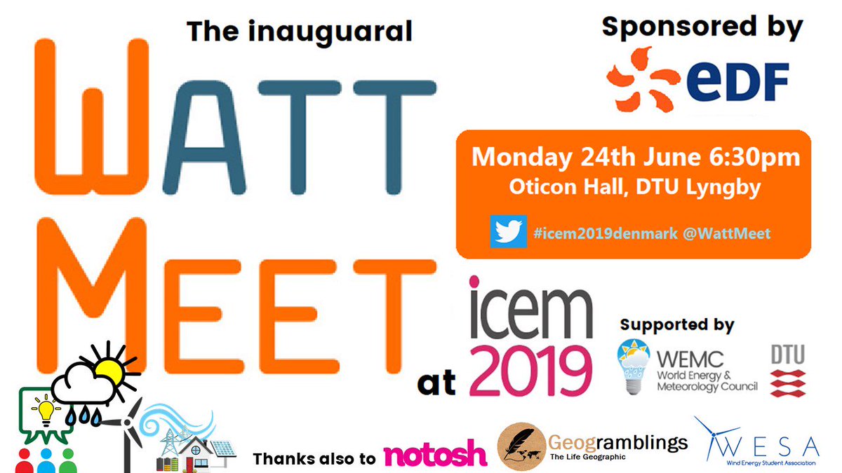 WattMeet's tweet photo. We are just DAYS away from the first ever #WattMeet, sponsored by @EDFofficiel! Just look at these micro-presentation topics. It's like a climate-energy pick'n'mix 🍭🍬 Register for your free ticket: https://t.co/Q78swfgDTb https://t.co/LTZqJKLZbn