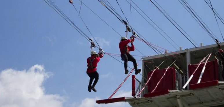 UK's biggest and fastest city zip wire is back for summer and it's even bigger mirror.co.uk/travel/uk-irel…