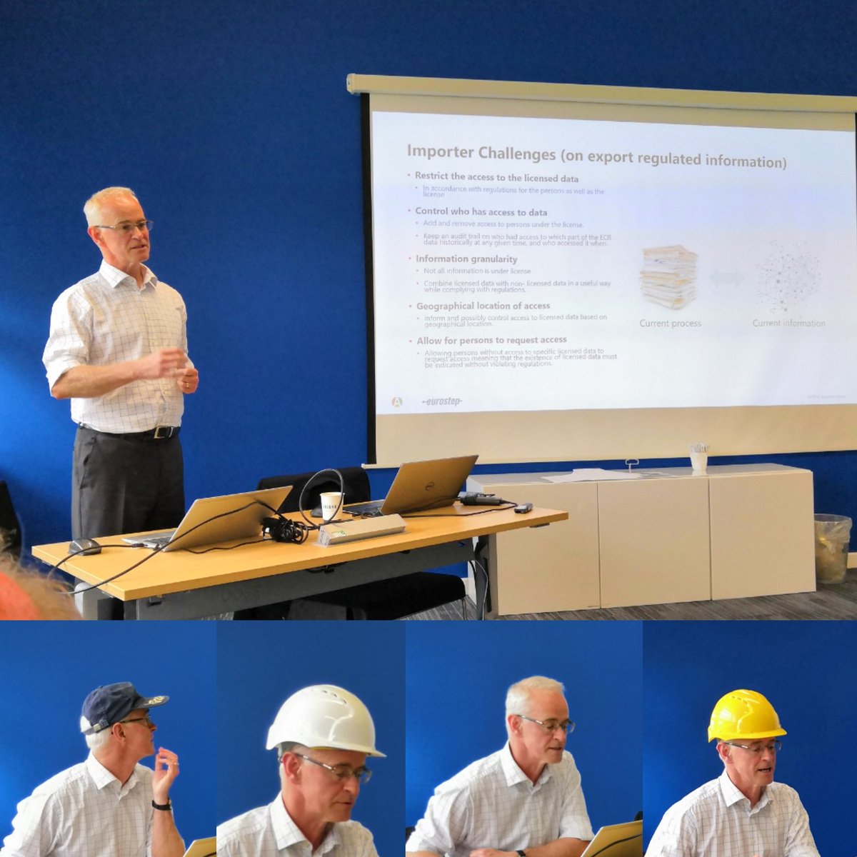 farneland's tweet photo. Fantastic demo by our college Rob Bodington on how #ShareAspace supports Export Control and ITAR restrictions of information during today's #ShareAspaceForum in Bristol https://t.co/2xVrw668Gw
