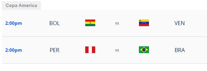 GolCaracol's tweet photo. Empieza la última ronda de partidos de la #CopaAmerica, ¿qué selecciones conseguirán la clasificación en el grupo A?: https://t.co/IliUjKbOO1 https://t.co/2DoEIJQksS