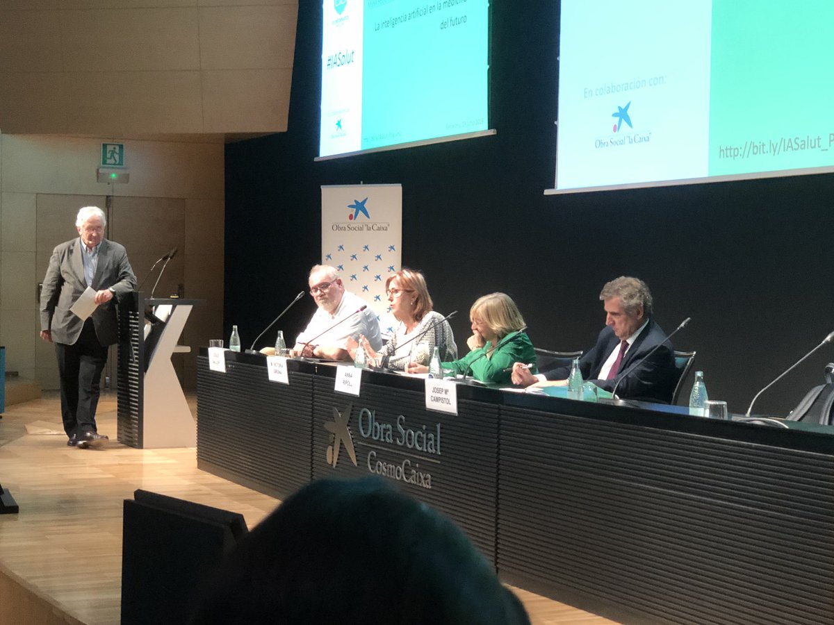 MESA REDONDA: La inteligencia artificial en la medicina del futuro

Ana  Ripoll,
Josep Sallent ,.
Josep Ma Campistol
M. Victòria Girona