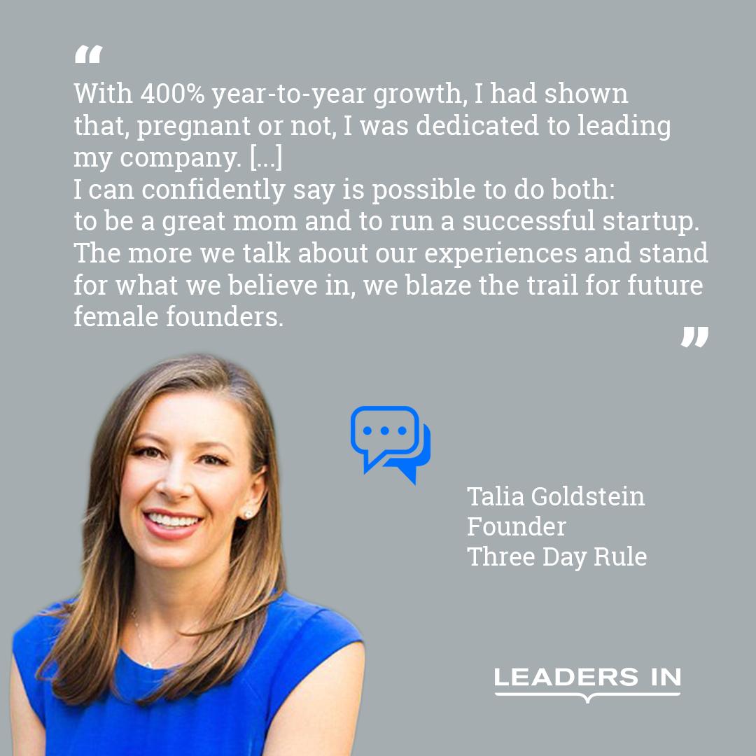 . <a href="/taliagoldstein/">Talia Goldstein</a> of <a href="/ThreeDayRule/">Three Day Rule Matchmaking</a>
 got a disturbing lesson in #genderbias while fundraising &amp; believes the only way to end this stigma is for more women to become part of the process — founding companies, investing &amp; fundraising. spr.ly/6013Eq5qN #WomenInLeadership