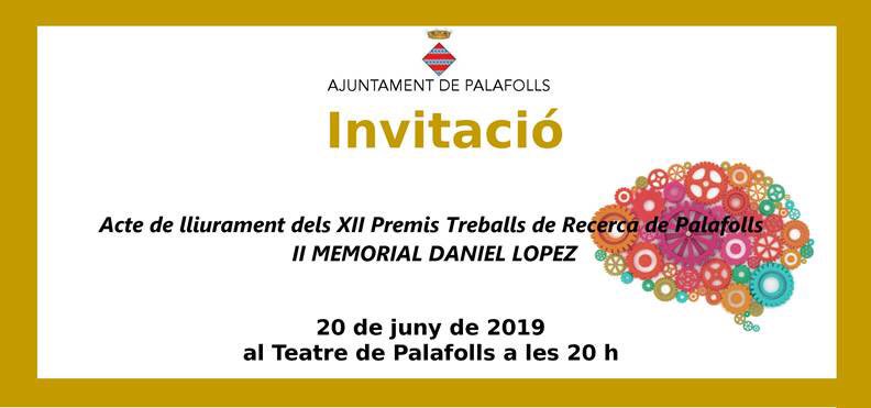AjuntamentPLF's tweet photo. Demà tindrà lloc la celebració de l’acte de lliurament dels XII Premis Treballs de Recerca de Palafolls a les 20 h al Teatre i l’acte de cloenda del curs escolar de l’INS Font del Ferro. Sort a tots i a totes els participants! #educaPLF @educadiba @educaciocat #viuPLF https://t.co/cmVdsbTAPZ